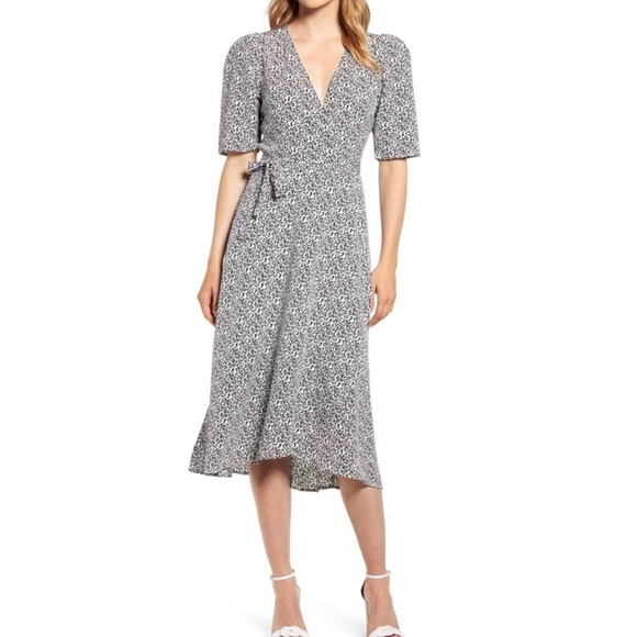 bobeau Dresses & Skirts - Wrap Midi Dress